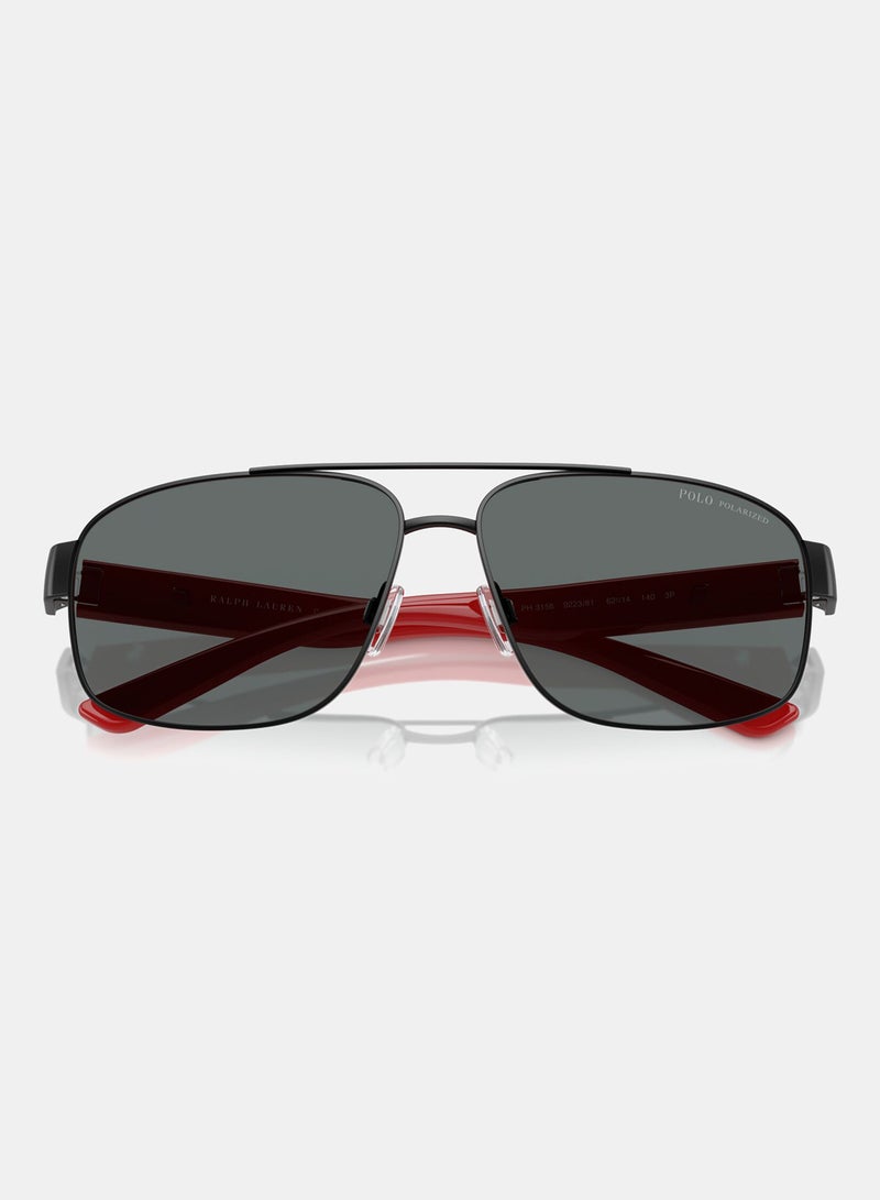 POLO RALPH LAUREN Full Rim Pilot Sunglasses 0PH3156 - Image 4